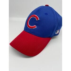 Chicago Cubs Baseball‎ Hat Cap Adjustable Back Genuine Merchandise Blue and Red